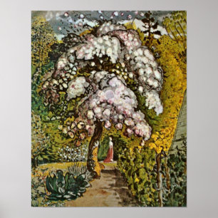 Poster Samuel Palmer - jardim em Shoreham