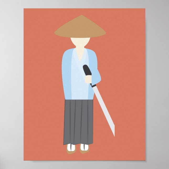 Poster Samurai (Frente)