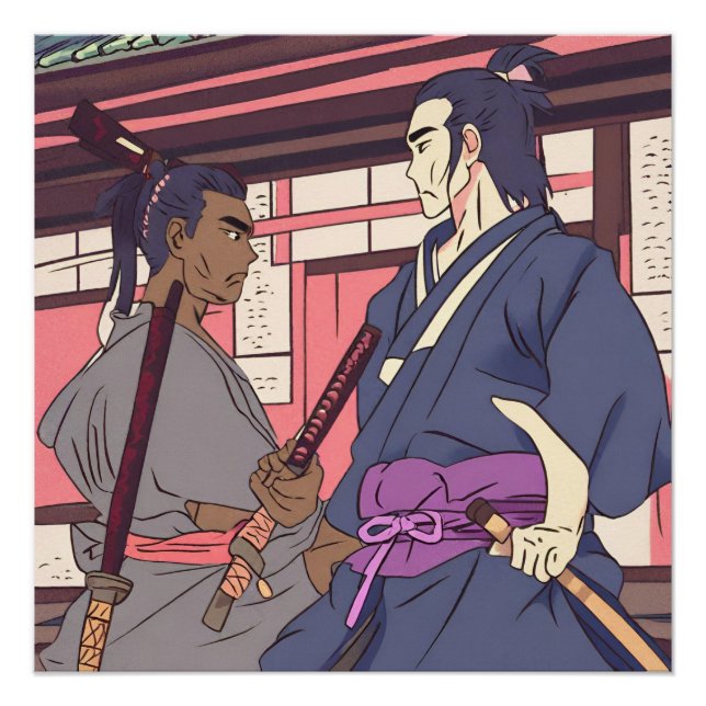 Póster samurai (Frente)