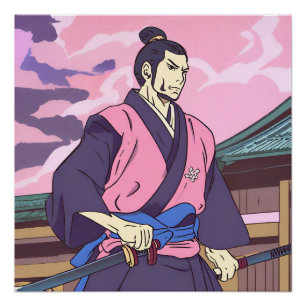 Póster samurai