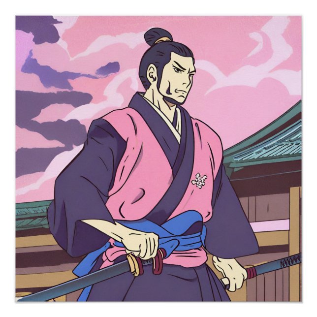 Póster samurai (Frente)