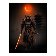 Samurai Ciberpunk Guerreiro Futurista