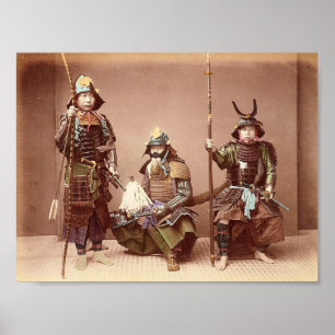 Poster Samurai em Armor