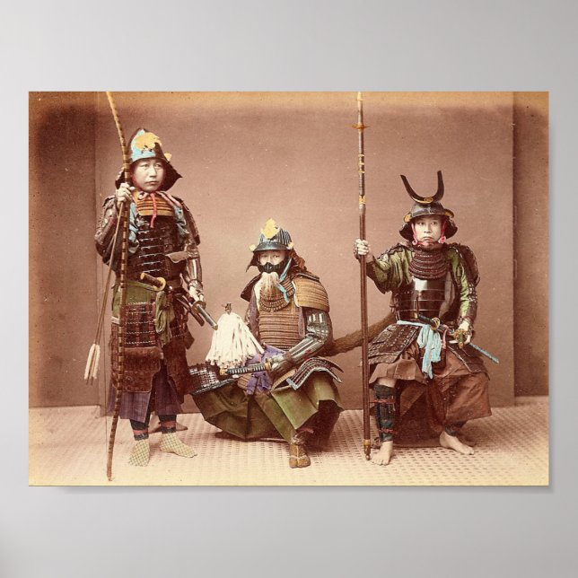 Poster Samurai em Armor (Frente)