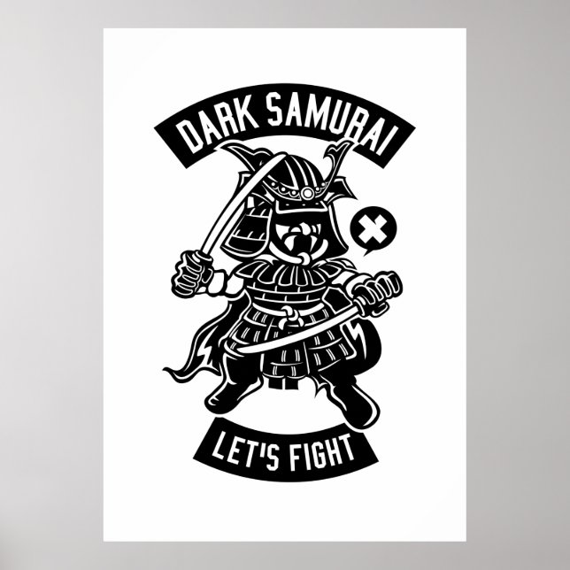 Poster Samurai escuro (Frente)