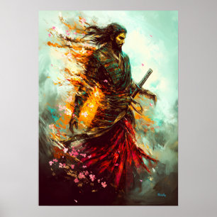 Poster Samurai Flamejante – O Guerreiro Eterno