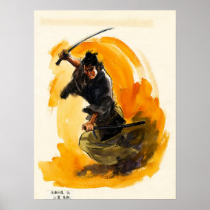 Poster Samurai por Goseki Kojima