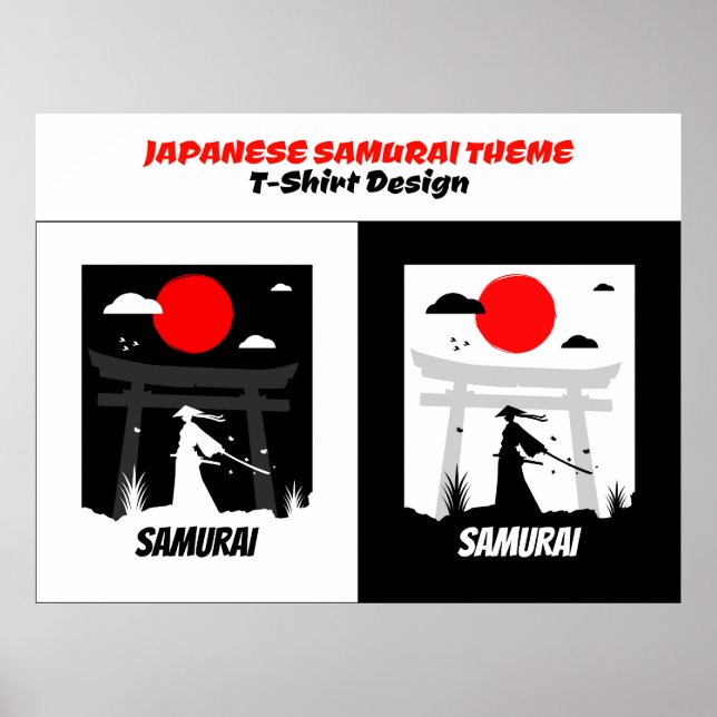 Poster Samurai urbano (Frente)