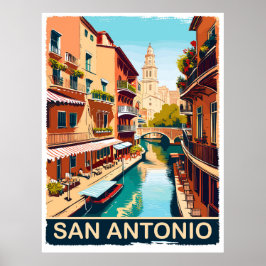Poster San Antonio, Cidade, Viagem