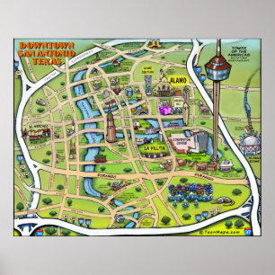 Póster San Antonio do centro