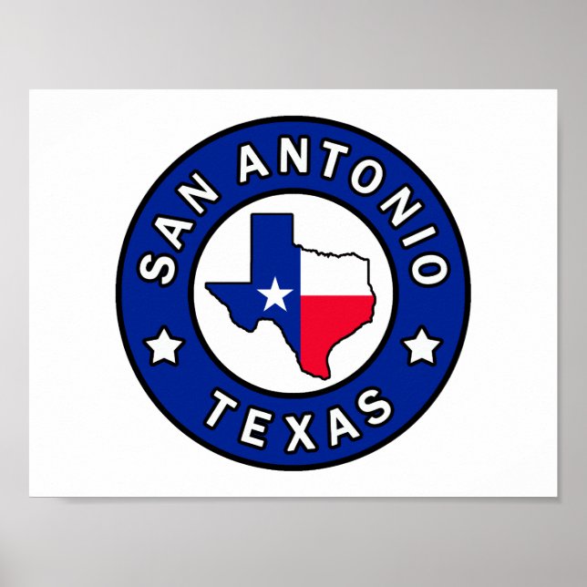 Poster San Antonio Texas (Frente)