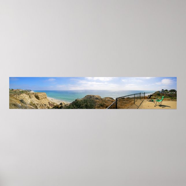 Poster San Clemente, CA State Beach Panorâmica (Frente)