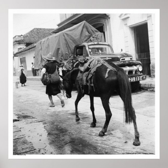 Póster San Cristobal de Las Casas, Chiapas, México (Frente)