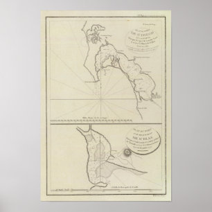 Póster San Diego Bay Region San Blas Região do México