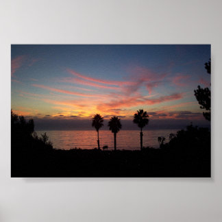 Poster San Diego Sunset