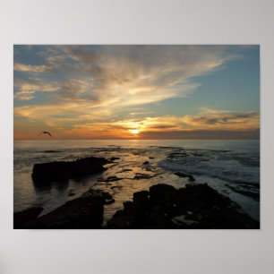 Póster San Diego Sunset I Vista da Califórnia