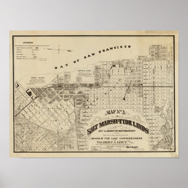 Poster San Francisco Bay Salt Marsh (Frente)