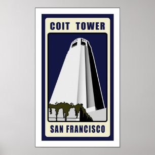 Poster San Francisco, Califórnia, EUA
