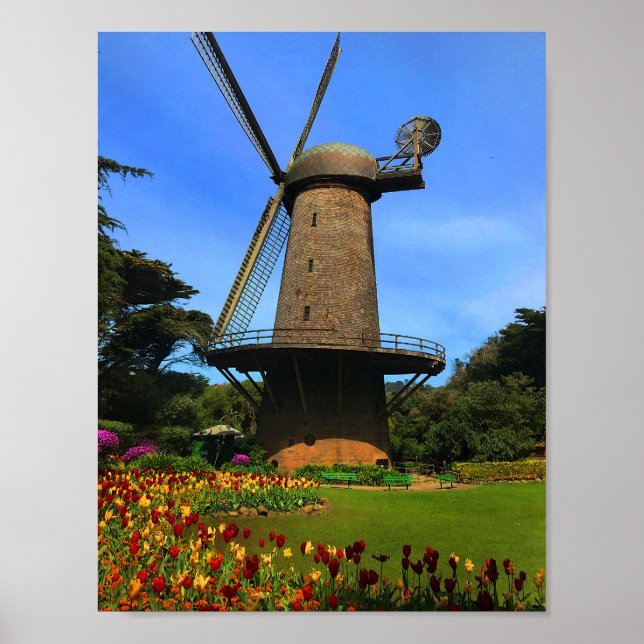 Poster San Francisco Dutch Windmill nº 4 (Frente)