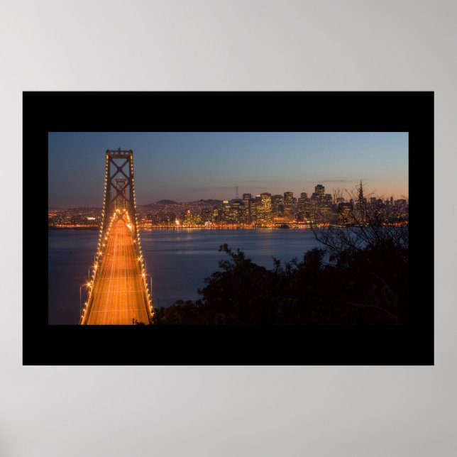 Poster San Francisco Nightfall (Frente)