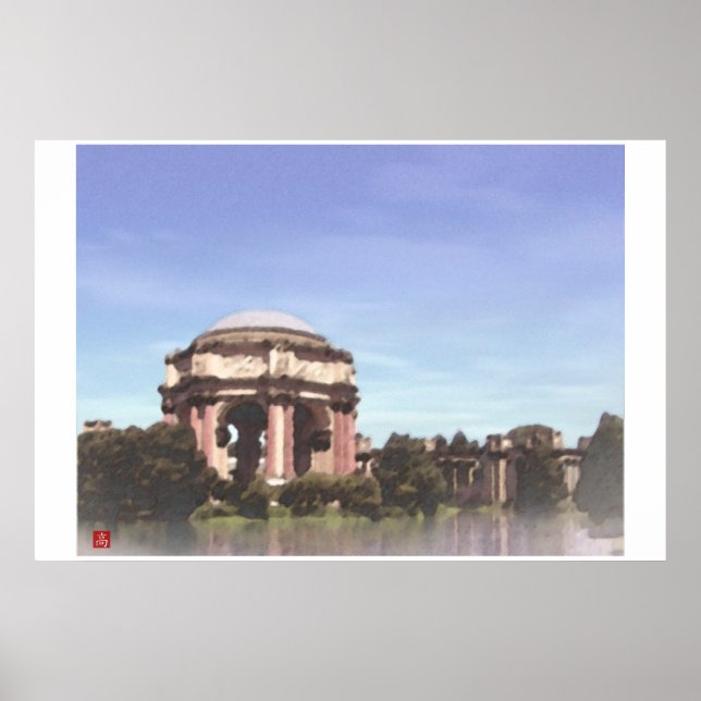 Póster San Francisco-Palace Belas Artes Cores Digitais (Frente)