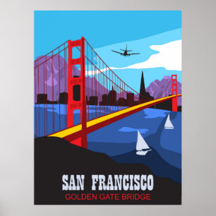 Poster San Francisco, ponte Ouro da Porta