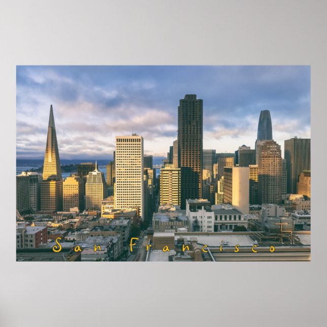 Poster San Francisco Skyline (Frente)