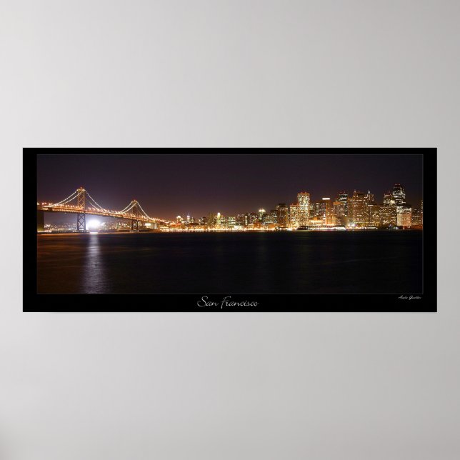 Póster San Francisco Skyline (Frente)