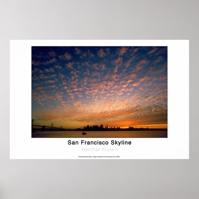 Póster San Francisco Skyline (Frente)