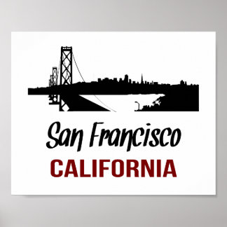 Poster San Francisco (tamanho de moldura padrão)