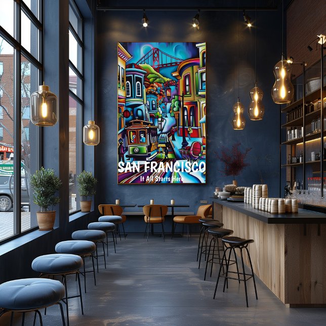 Póster San Francisco: Todo Comienza Aquí. (Criador carregado)