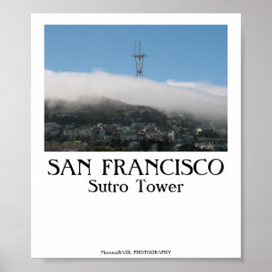 Poster San Francisco - torre de Sutro