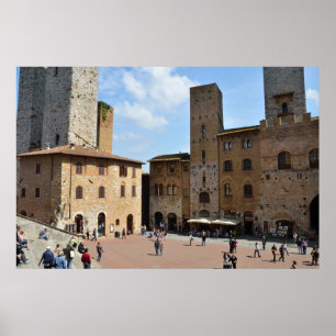 Póster San Gimignano, Itália