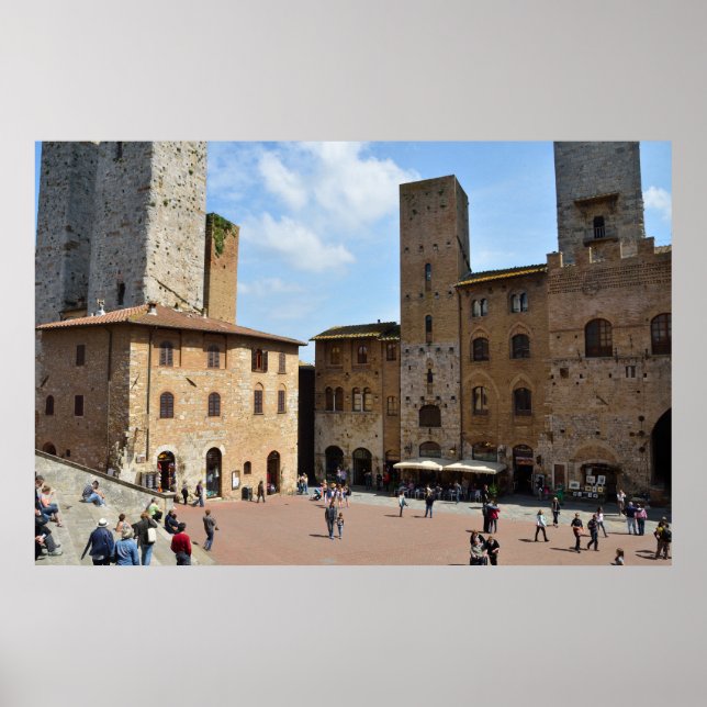 Póster San Gimignano, Itália (Frente)