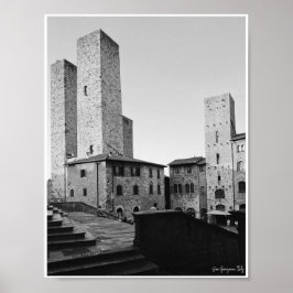 Poster San Gimignano Towers