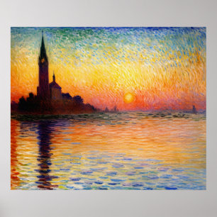 Poster San Giorgio Maggiore em Dusk