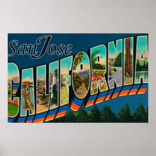 Póster San Jose, cenas da letra de CaliforniaLarge