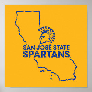 Poster San Jose State Spartans Love
