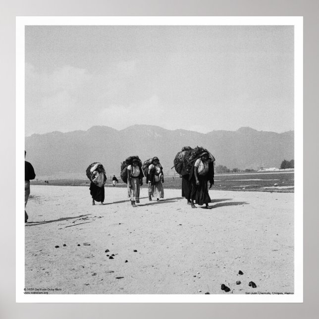 Póster San Juan Chamula, Chiapas, México (Frente)