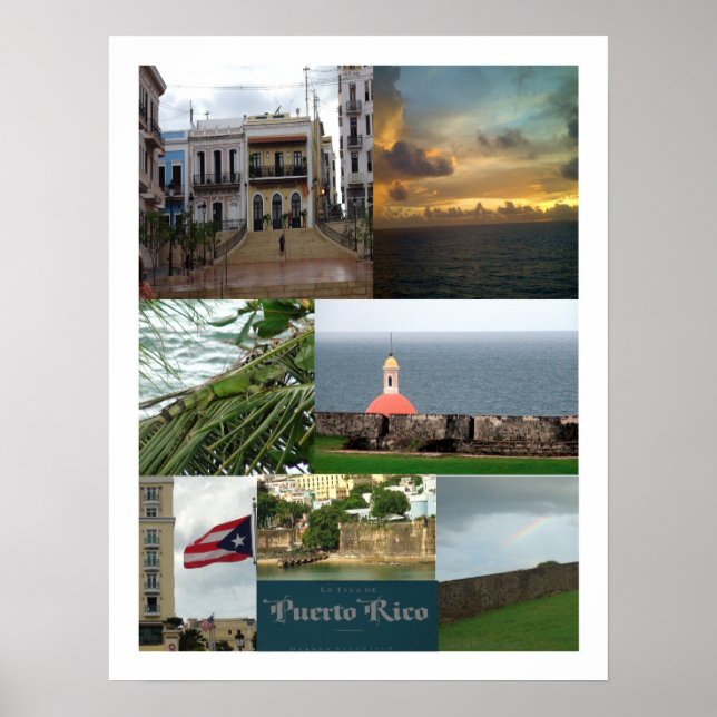 Poster San Juan, Porto Rico (Frente)