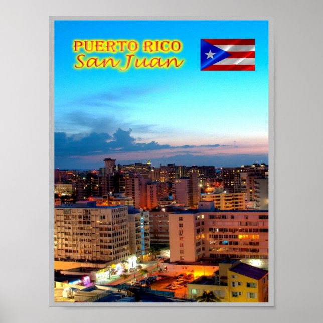 Poster San Juan - Porto Rico - (Frente)