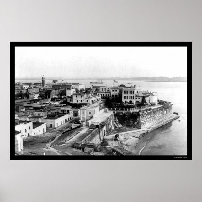 Poster San Juan, Porto Rico 1905 (Frente)