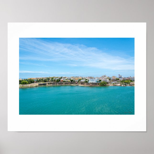 Poster San Juan Porto Rico Fotografia Impressão/ (Frente)