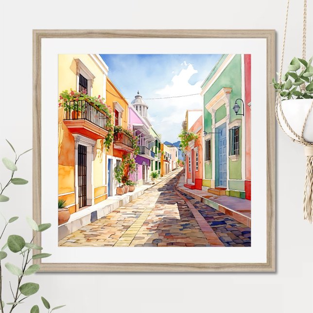 Poster San Juan Porto Rico Viagem Wall Art (Criador carregado)