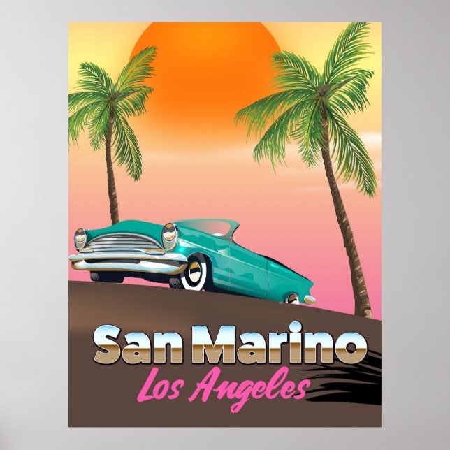 Poster San Marino Los Angeles (Frente)