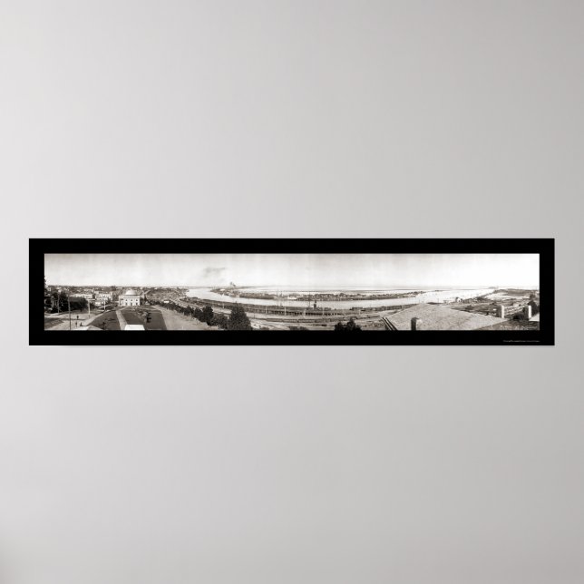 Poster San Pedro, Foto Imensa da CA 1909 (Frente)