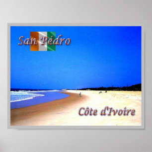 Poster San Pedro - praia