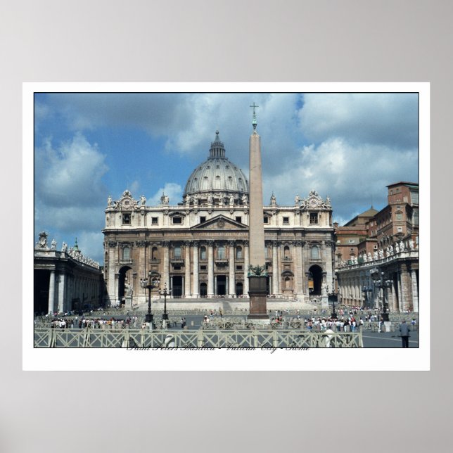Póster San Pietro - ROMA (Frente)