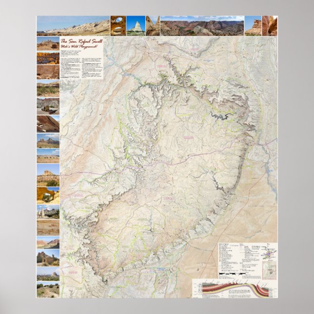 Poster San Rafael Swell: O Playground do Utah (Frente)