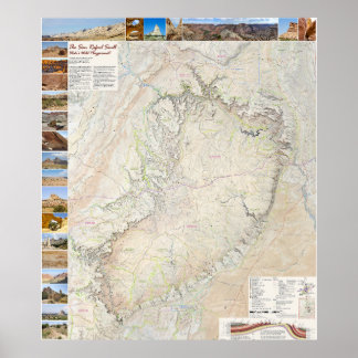 Poster San Rafael Swell: Playground Po do Utah